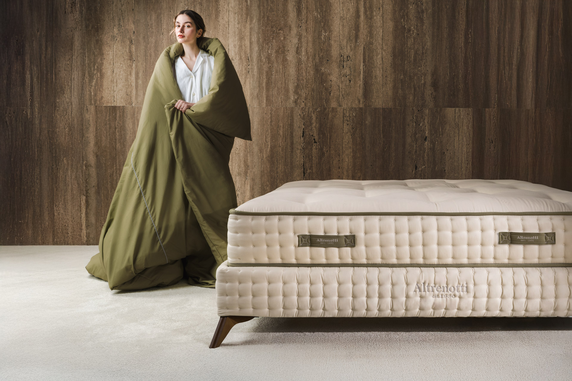 Materassi ergonomici naturali certificati benessere - collezione Bi-natural Altrenotti